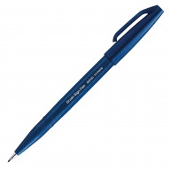 Кисть Pentel Brush Sign Pen SES15С - Кисть Pentel Brush Sign Pen SES15C-CA темно-синий