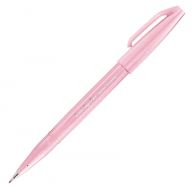 Кисть Pentel Brush Sign Pen SES15С - Кисть Pentel Brush Sign Pen SES15C-P3 бледно-розовый