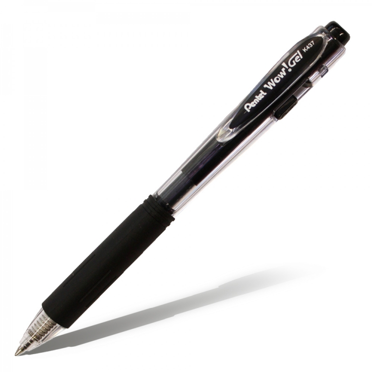 Ручка гелевая для ЕГЭ Pentel Wow Gel черная 0,7мм Ручка гелевая для ЕГЭ Pentel Wow Gel черная 0,7мм