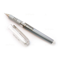 Ручка гелевая Pentel Hybrid Gel Grip DX серебряная 1мм K230-Z  - Ручка гелевая Pentel Hybrid Gel Grip DX K230-Z серебряная 1мм
