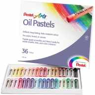 Пастель масляная Pentel Arts Oil Pastels картонная упаковка 36 мелков - Пастель масляная Pentel Arts Oil Pastels картонная упаковка 36 мелков PHN-36