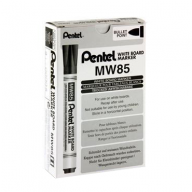 Маркер для доски Pentel MW85 4,2мм овальный - Маркер для доски Pentel MW85 4,2мм овальный упаковка из 12 штук