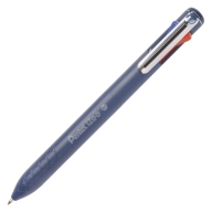 Ручка шариковая Pentel iZee Multipen 4-х цветная 0,7мм - Ручка шариковая Pentel iZee Multipen BXC467-DC темно-синий корпус 4-х цветная (синий+черный+красный+зеленый) 0,7мм