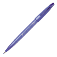 Кисть Pentel Touch Brush Sign Pen SES15С - Фломастер-кисть Pentel Brush Sign Pen SES15C-C синий
