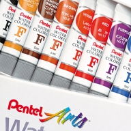Краска акварельная Pentel Water Colours 18 цветов - Краска акварельная Pentel Water Colours 18 цветов