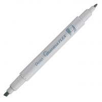 Текстовыделитель двусторонний Pentel Illumina Flex 1-3,5мм пастельный серый SLW11P