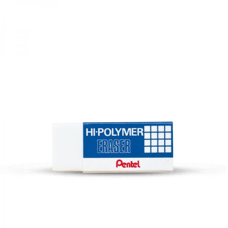 Стирательная резинка Pentel HI-POLYMER ERASER ZEH-10 Ластик Pentel Hi-Polymer Eraser 65х25х12мм ZEH10