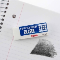 Ластик Pentel Hi-Polymer Eraser 65х25х12мм ZEH10 - Ластик Pentel Hi-Polymer Eraser 65х25х12мм ZEH10