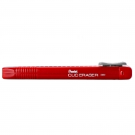 Ластик-карандаш Pentel Clic Eraser 6х80мм ZE80 - Ластик-карандаш Pentel Clic Eraser 6х80мм ZE80-B красный корпус