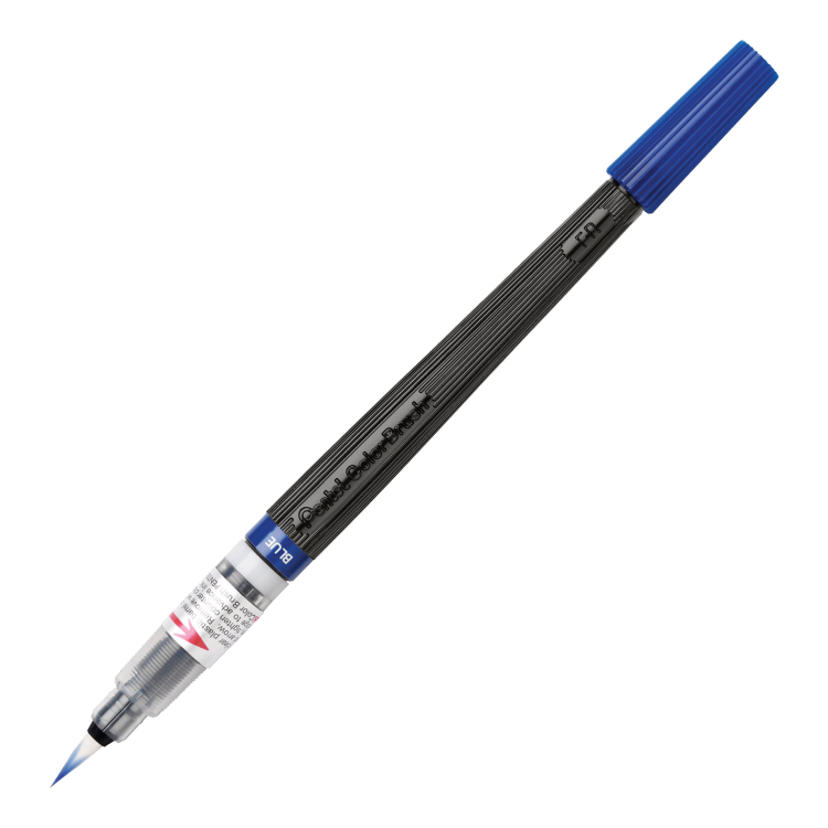 Кисть с краской Pentel Colour Brush XGFL-103 синяя