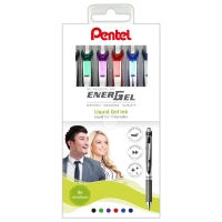 Набор гелевых ручек Pentel EnerGel BL77 6 цветов 0,7мм