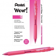Ручка шариковая Pentel Wow BK440 1мм - Ручка шариковая Pentel Wow BK440 1мм розовая, упаковка из 12 штук