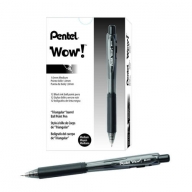 Ручка шариковая Pentel Wow BK440 1мм - Ручка шариковая Pentel Wow BK440 1мм черная, упаковка из 12 штук