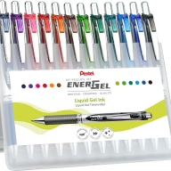Набор гелевых ручек Pentel EnerGel BL77 12 цветов 0,7мм - Набор гелевых ручек Pentel EnerGel BL77 12 цветов 0,7мм