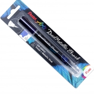 Кисть Pentel Dual Metallic XGFH фиолетовый+синий металлик - Кисть Pentel Dual Metallic XGFH фиолетовый+синий металлик
