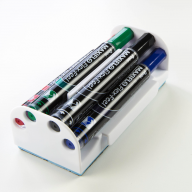 Набор маркеров для белой доски Pentel Maxiflo Flex Feel 1-5мм 4 цвета + магнитная губка - Набор маркеров для белой доски Pentel Maxiflo Flex Feel 1-5мм 4 цвета + магнитная губка