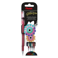 Набор гелевых ручек Pentel Hybrid Dual Metallic K110-4COL хамелеон 4 цвета 1мм