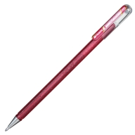 Набор гелевых ручек Pentel Hybrid Dual Metallic K110-4COL хамелеон 4 цвета 1мм - Ручка гелевая Pentel Hybrid Dual Metallic K110-DPX розовый + розовый металлик 1мм
