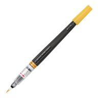 Кисть с краской Pentel Colour Brush XGFL-140 желто-оранжевая - Кисть с краской Pentel Colour Brush XGFL-140 желто-оранжевая