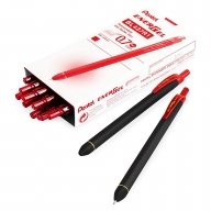 Ручка гелевая Pentel EnerGel Soft Touch BL437R1 0,7мм - Ручка гелевая Pentel EnerGel Soft Touch 0,7мм красная BL437R1-B