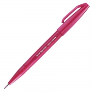 Кисть Pentel Brush Sign Pen SES15С - Кисть Pentel Brush Sign Pen SES15C-B2 бордовый