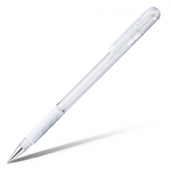 Ручка гелевая Pentel Hybrid Gel Grip 0,8мм K118 - Ручка гелевая Pentel Hybrid Gel Grip 0,8мм белая