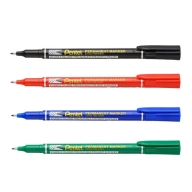 Набор Pentel маркер перманентный NF450 4 цвета 0,6-0,8мм  - Набор Pentel маркер перманентный NF450 4 цвета 0,6-0,8мм, Артикул NF450-4M