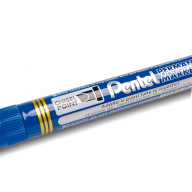 Маркер перманентный Pentel N860 1,8-4,5мм клиновидный - Маркер перманентный Pentel N860 клиновидный синий