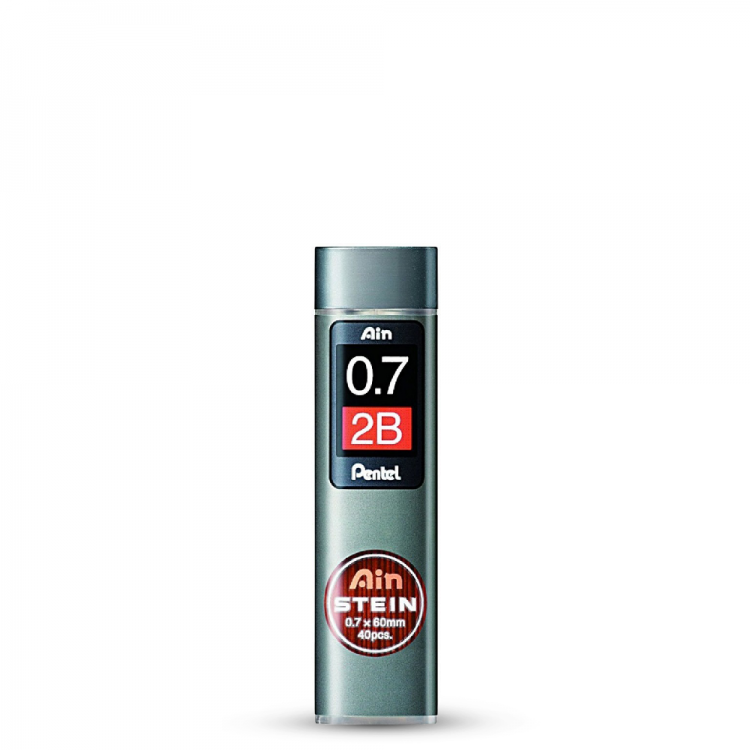 Грифели для карандашей Pentel Ain Stein 2B 0,7мм 40шт.