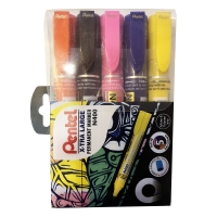 Набор Pentel маркер перманентный N450 5 цветов 4,2мм