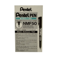 Маркер перманентный Pentel Green Label NMF50 0,6мм игольчатый черный - Маркер перманентный Pentel Green Label иглообразный 0,6мм NMF50 упаковка из 12 штук