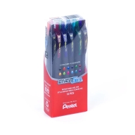 Набор гелевых ручек Pentel EnerGel Soft Touch BL437R1 12 цв. 0,7мм - Набор гелевых ручек Pentel EnerGel Soft Touch BL437R1 12 цв. 0,7мм