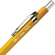 Карандаш механический Pentel P209-G желтый корпус 0,9мм - Карандаш механический Pentel P209-G желтый корпус 0,9мм