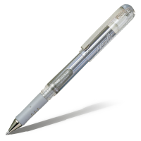 Ручка гелевая Pentel Hybrid Gel Grip DX серебряная 1мм
