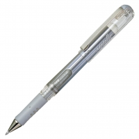 Ручка гелевая Pentel Hybrid Gel Grip DX серебряная 1мм K230-Z 