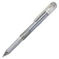 Ручка гелевая Pentel Hybrid Gel Grip DX серебряная 1мм K230-Z  - Ручка гелевая Pentel Hybrid Gel Grip DX серебряная 1мм K230-Z 