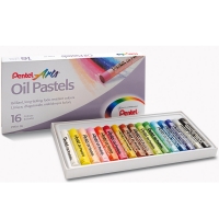 Пастель масляная Pentel Arts Oil Pastels картонная упаковка 16 мелков
