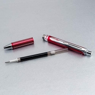 Ручка гелевая Pentel Sterling EnerGel красный корпус черная 0,7мм BL407B - Ручка гелевая Pentel Sterling EnerGel красный корпус черная 0,7мм BL407B