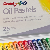 Пастель масляная Pentel Arts Oil Pastels картонная упаковка 25 мелков - Пастель масляная Pentel Arts Oil Pastels картонная упаковка 25 мелков PHN-25
