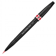 Кисть Pentel Brush Sign Pen Artist SESF30C - Кисть Pentel Brush Sign Pen Artist красная SESF30C-B