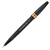 Кисть Pentel Brush Sign Pen Artist SESF30C - Кисть Pentel Brush Sign Pen Artist оранжевая SESF30C-F