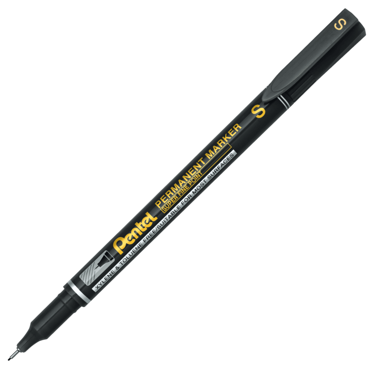 Маркер перманентный Pentel NFS410 0,4 mm игольчатый