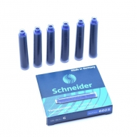 Картриджи Schneider для перьевой ручки, евро стандарт синие 6шт. - Картриджи Schneider для перьевой ручки, евро стандарт синие 6шт.