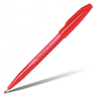 Капиллярная ручка-фломастер Pentel Sign Pen S520 - Капиллярная ручка Pentel Sign Pen S520-B красная