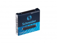 Картриджи Schneider для перьевой ручки, евро стандарт черные 6шт.