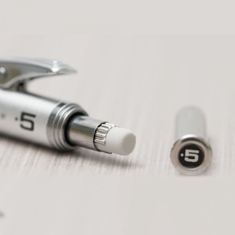 Карандаш механический Pentel GraphGear 1000 серебряный корпус 0,5мм - 1 ...