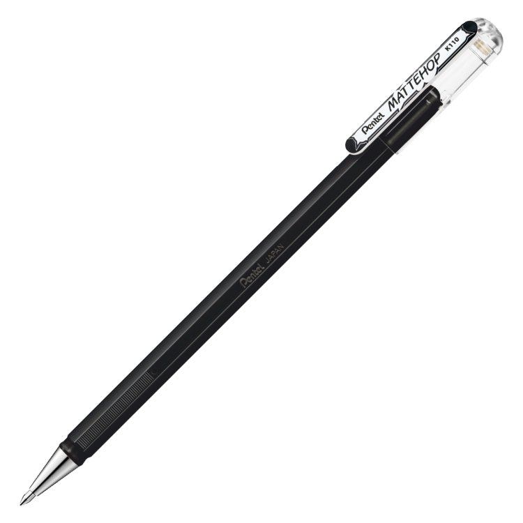 Ручка гелевая Pentel Mattehop K110V матовые чернила 1мм