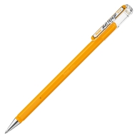 Ручка гелевая Pentel Mattehop K110V матовые чернила 1мм - Ручка гелевая Pentel Mattehop K110-VF2 желто-оранжевые матовые чернила 1мм