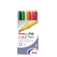 Фломастеры Pentel Arts Color Pen 12 цветов