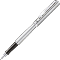 Ручка гелевая Pentel Sterling серебристый металлик синяя 0,7мм K600